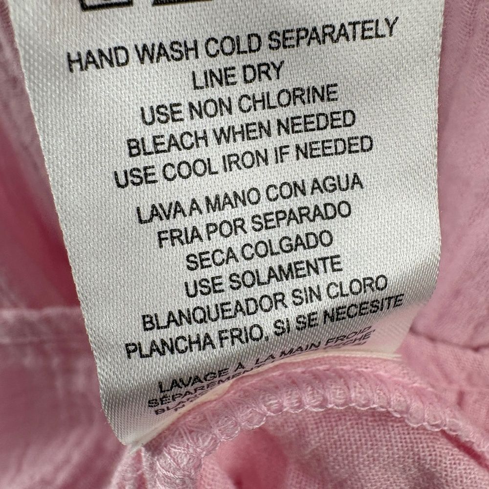 Maisie Light Pink Cotton Tiered Midi Dress | Size XS - Picture 10 of 14